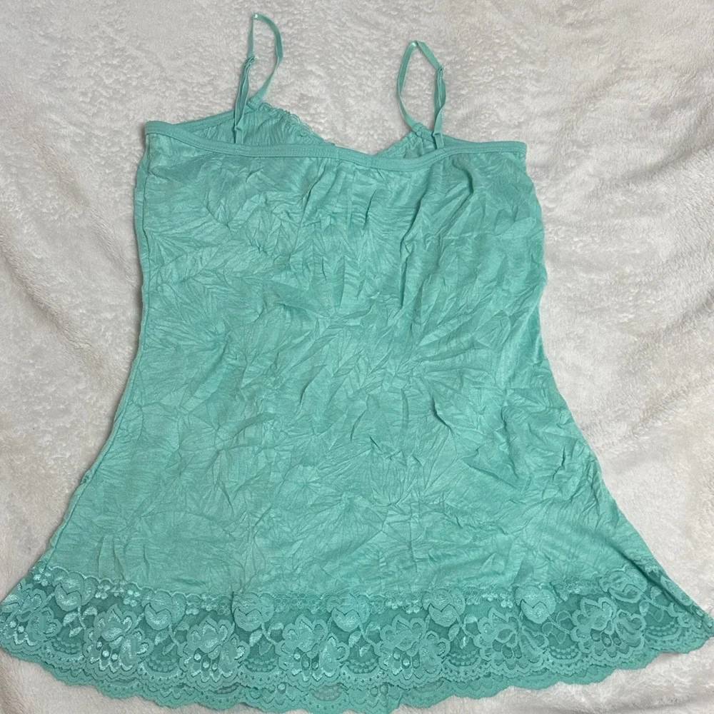 Maurices Aqua Lace-Trim Camisole - Picture 3 of 3